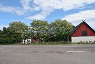 Nyrenoverat stenhus på östra sidan av Öland