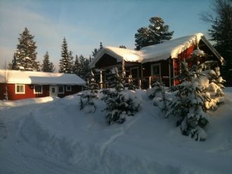 Fjällstuga x2 i snösäkra Lofsdalen