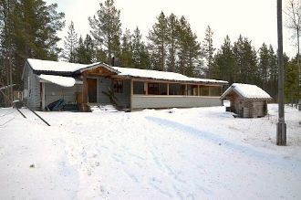 Fjällstuga i Vemdalen by. Björnrike/Vemdalsskalet