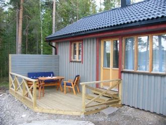 Enkel stuga vid GLASKOGEN