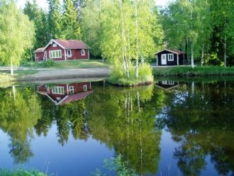 Smultronställe i Forsa med bastu