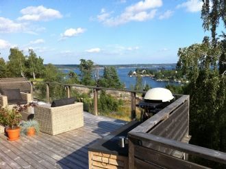 Hus med fantastisk havsutsikt på Älgö Saltsjöbaden