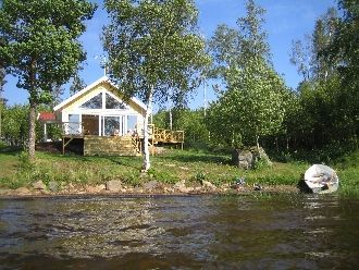 Hus på strandtomt