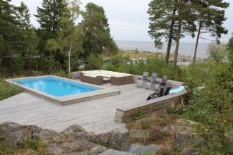 Modern,lyxigt hus med pool och havet vid dörren