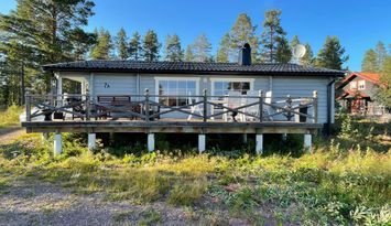 Fjällstuga m öppenspis & vedeldad bastu