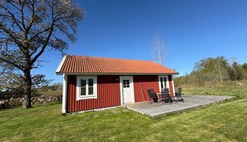 Nybyggd stuga i Småland