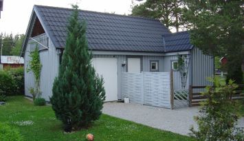 Mysig stuga i Othem (norra Gotland) med 4 bäddar