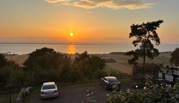 Panoramavy över Vättern från Vidablick