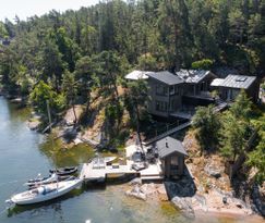 Unikt strandhus i solnedgång!