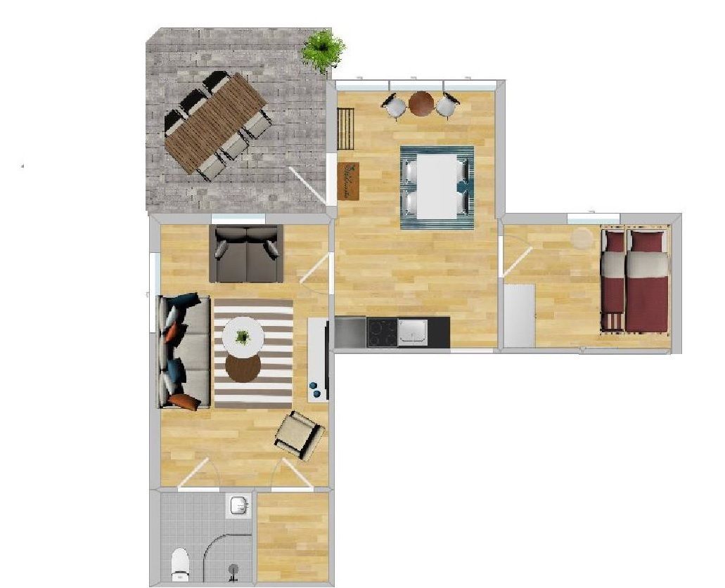 Rönnäng - fin lägenhet på nedre plan nära bad – bild 14 av 17