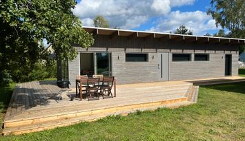 Strandnära hus på Sudersand