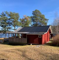 Sommarstuga med perfekt läge vid vattnet