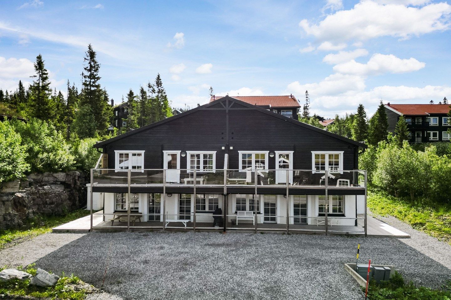 Mysigt fjällboende i Åre Björnen