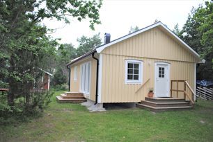 Nybyggt hus Strandnära (gula huset)