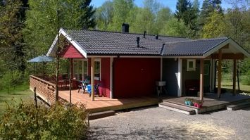 Stuga i Öxabäck - Bredhult (kommun Mark / Kinna)