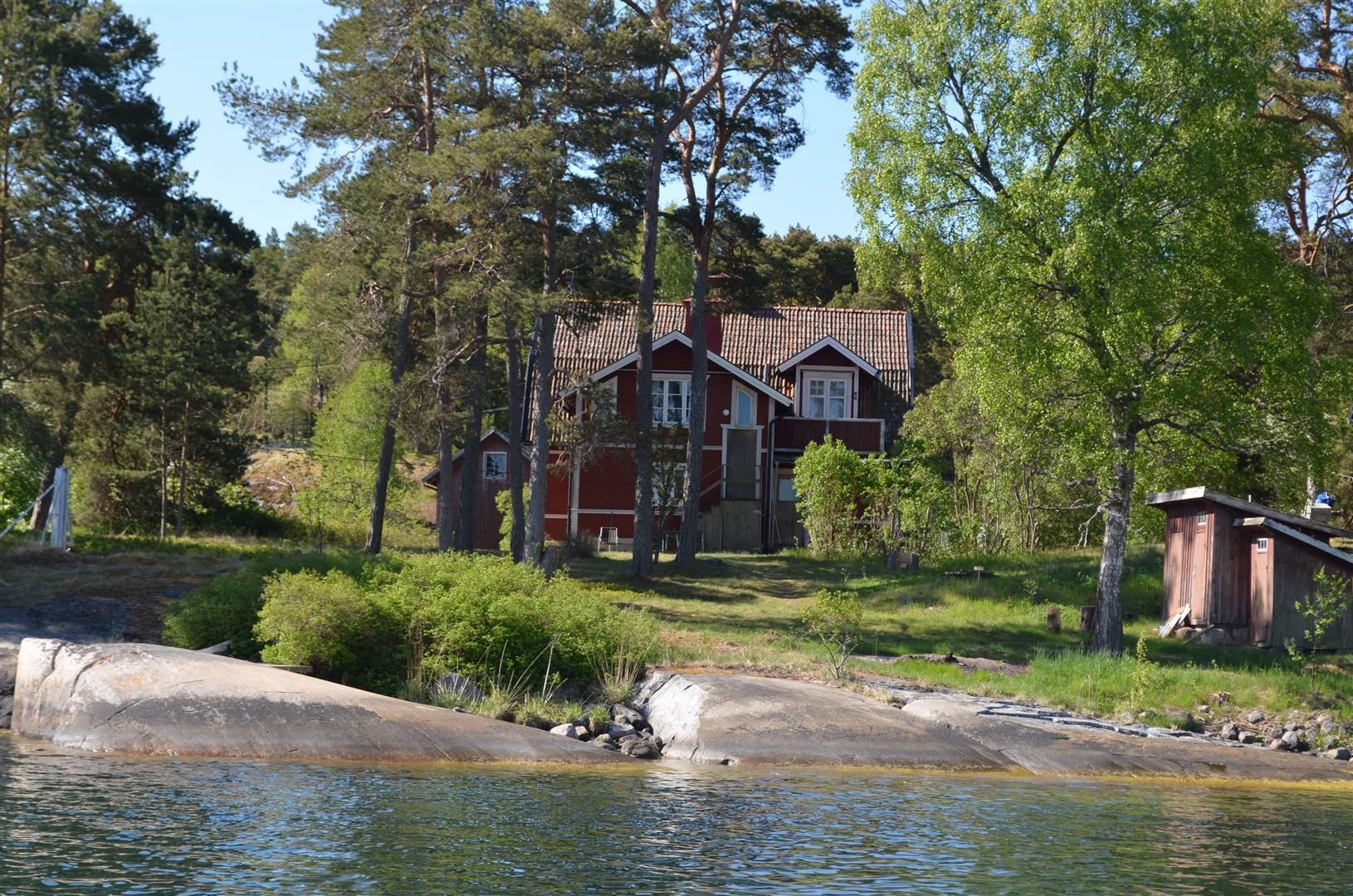 Hyra stuga i Stockholms skärgård, Lådna. Stora huset, Lådna.