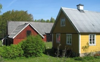 Stuga i underbar natur uppe på Linderödsåsen