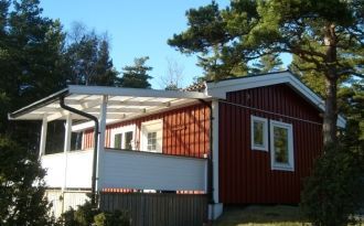 Stuga på västkusten