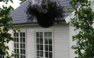 Hus vid havet i Halmstad