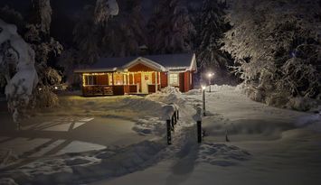 Timmerstuga i natursköna Dalarna