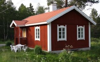 Stuga på fjällgård i Bruksvallarna, Härjedalen