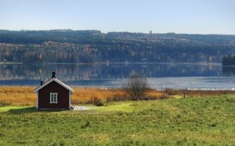 Timmersmedja från 1600 talet vid sjö