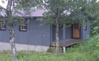 Fjällstugor på Snasahögarnas sluttning