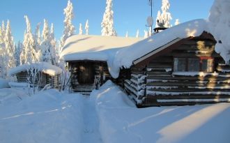 Mysig timmerstuga i Sälen