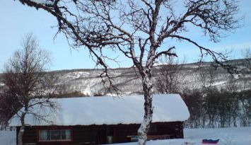 Stuga nära Hamra, underbart läge och härlig utsikt