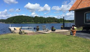 Strandvilla mitt i skärgården