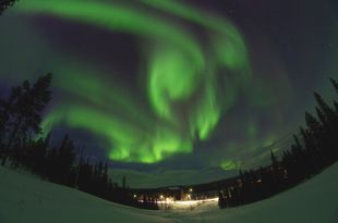 Hus i norra Lappland nära Torneälven/Kalixälven