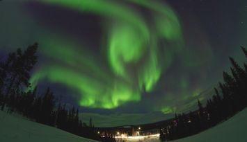 Hus i norra Lappland nära Torneälven/Kalixälven