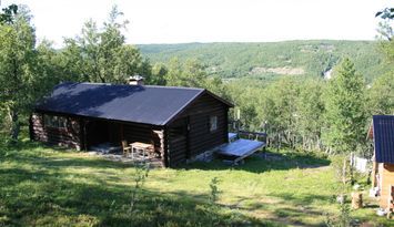 Stuga nära Hamra, underbart läge och härlig utsikt