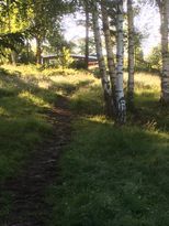 Stuga på lantgård, lugnt läge