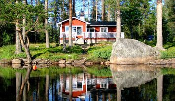 LAKE NISSÅNGEN - Strandtomt Bad Båt Bastu Fiske