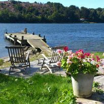 Nösund, ORUST, Strandnähe, Meerblick, Brücke+Beach