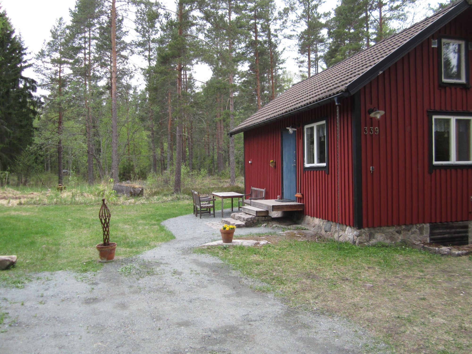 Stuga339 mitt bland Vallonbruken, hundar välkomna.