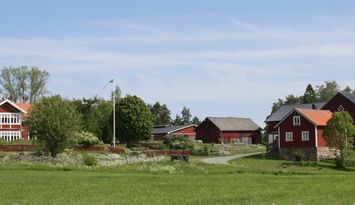 Bo på lantgård-Källarstugan