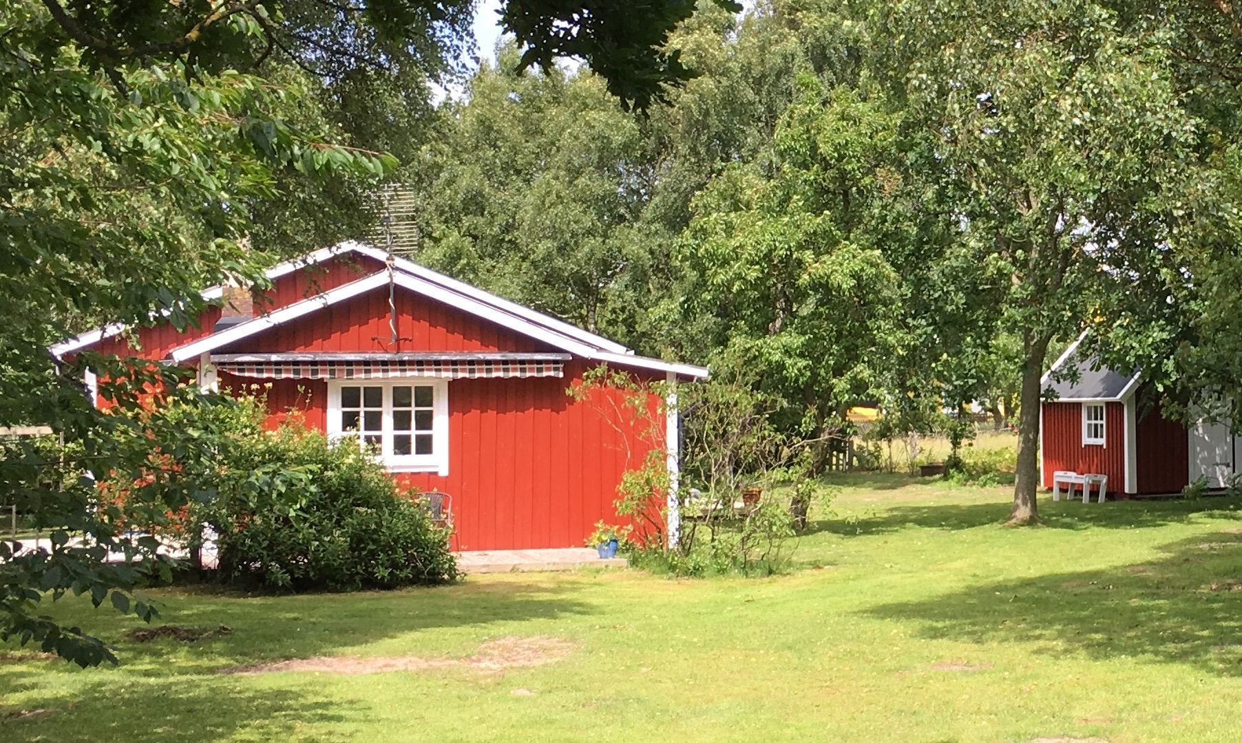 Stuga 60m från sandstranden i St Hult, Vejbystrand
