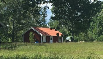 Nybyggd stuga i Småland