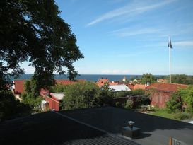 Stort hus havsutsikt Visby innerstad vecko-/månuth