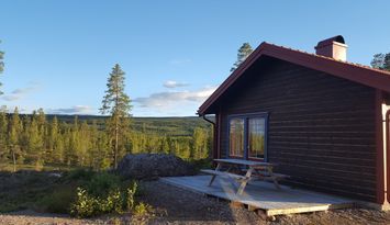 Fjällstuga i Fulufjällsbyn