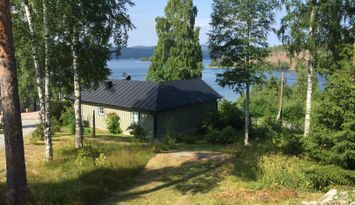 Mysig stuga mitt i Höga Kusten, strålande utsikt