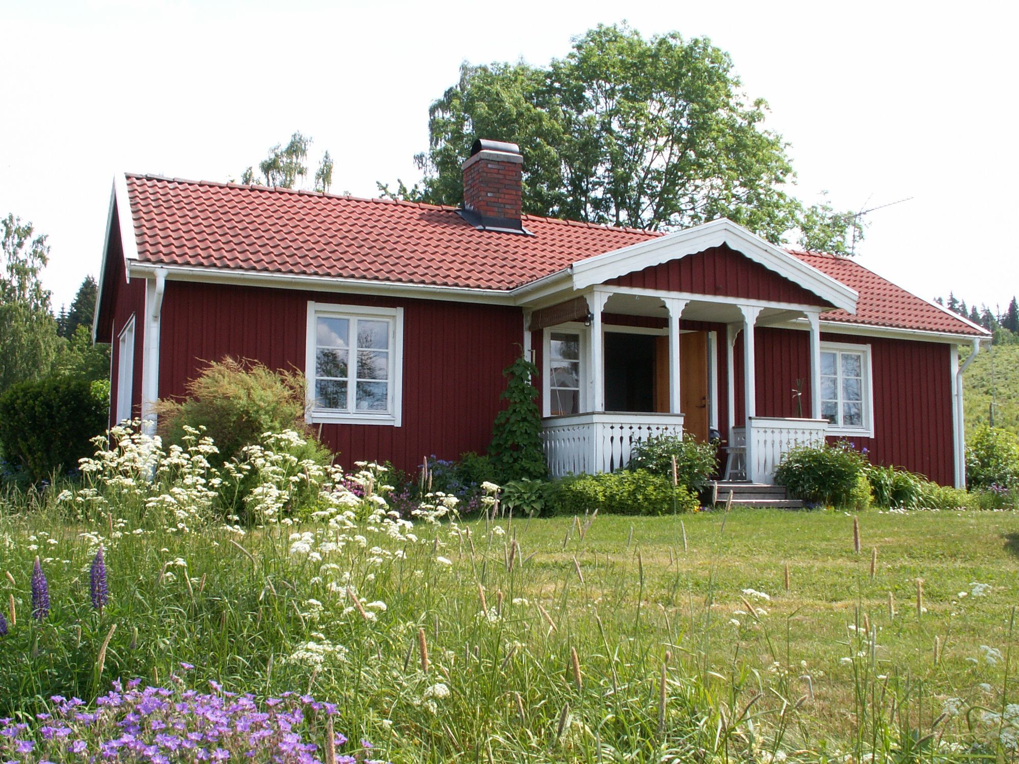 Fin stuga med fantastisk utsikt.