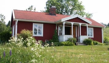 Fin stuga med fantastisk utsikt.