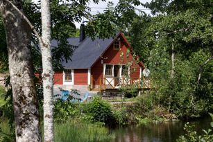 Fischerhütte. Boot, Herd, Brennholz + Strom inklus