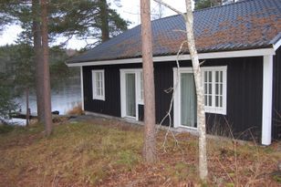 Nybyggt (2017) hus vid sjön Norra Vixen, Eksjö