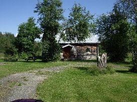 Old house near the mountains