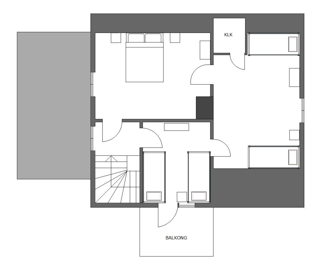 Urshult, mysigt hus med högt och soligt läge – bild 15 av 16