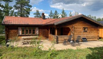 Timrad fjällstuga på Vemdalsskalet